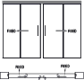 2 Fix + 2 Door Synchro Sliding