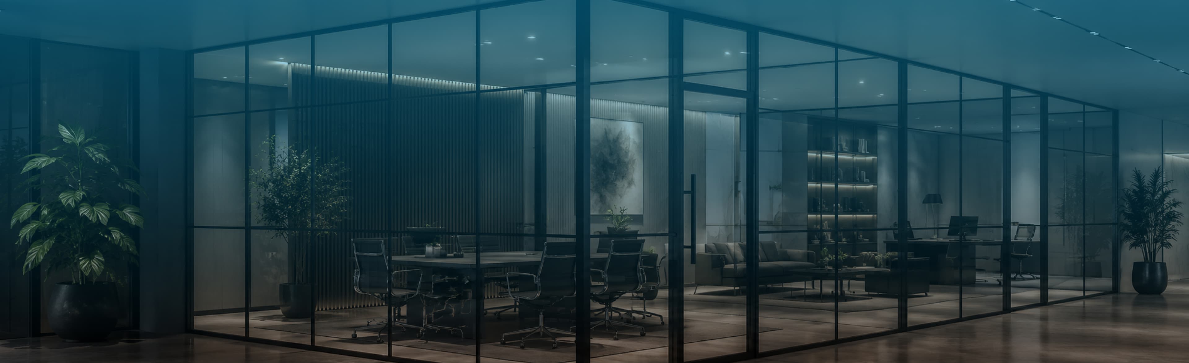 Modern building with premium architectural solutions