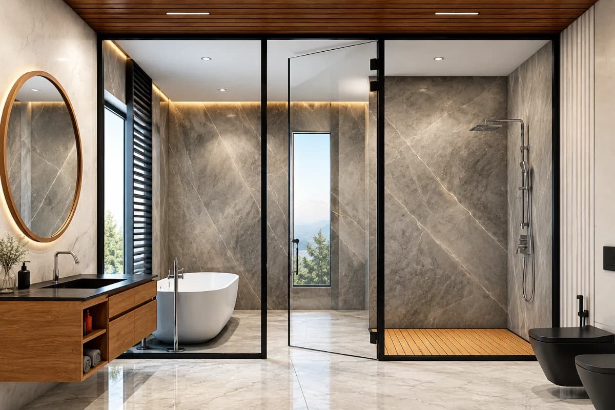 Seamless Shower Cubicle